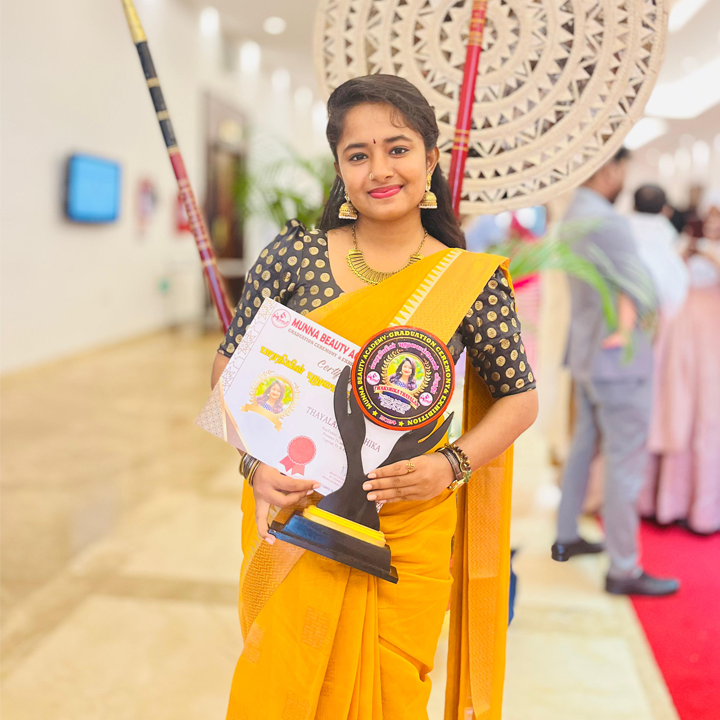 Baradhi Kanda Pudhumai Pen Award 2024 - Munna Beauty Academy